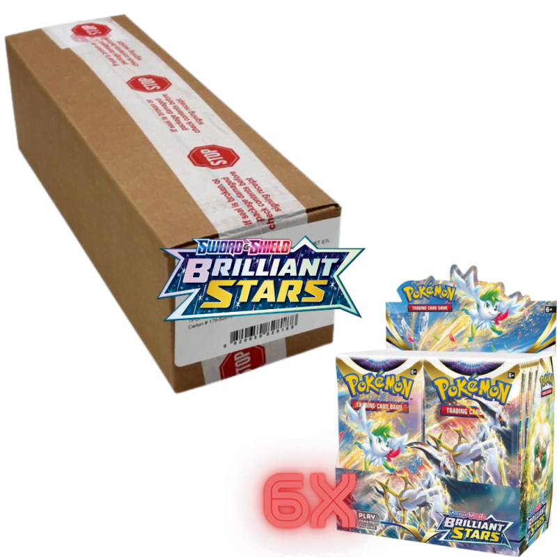 Buy Brilliant Stars Booster Box Case Pokémon